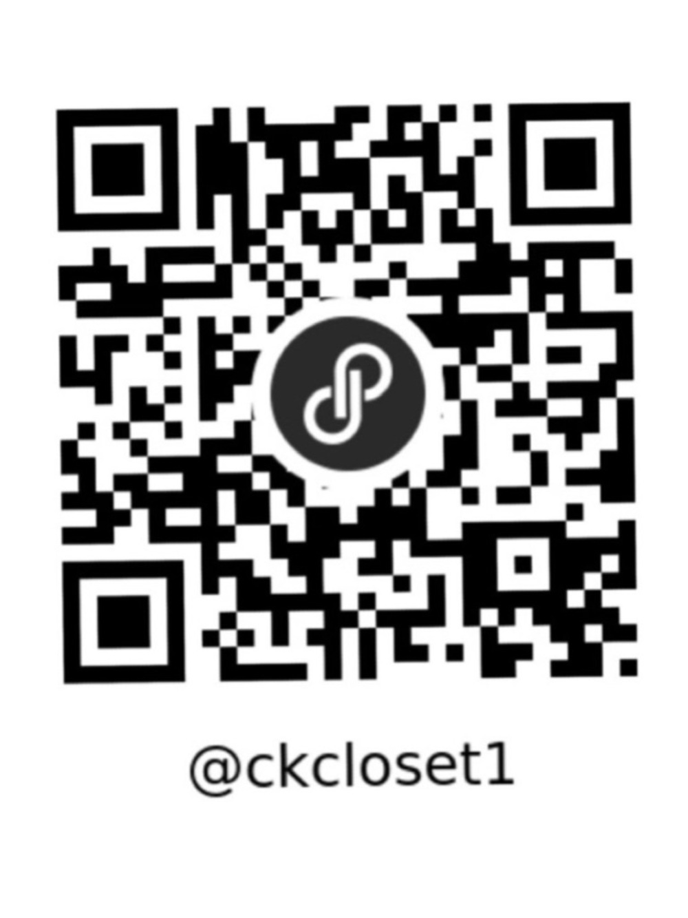 Bookmark My Closet QR Code!